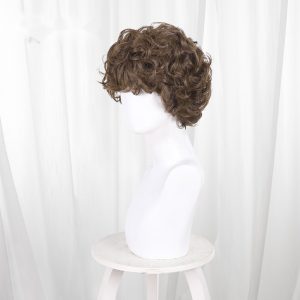 A-Kai Brown Teased Curly Cosplay Wig for Identity V