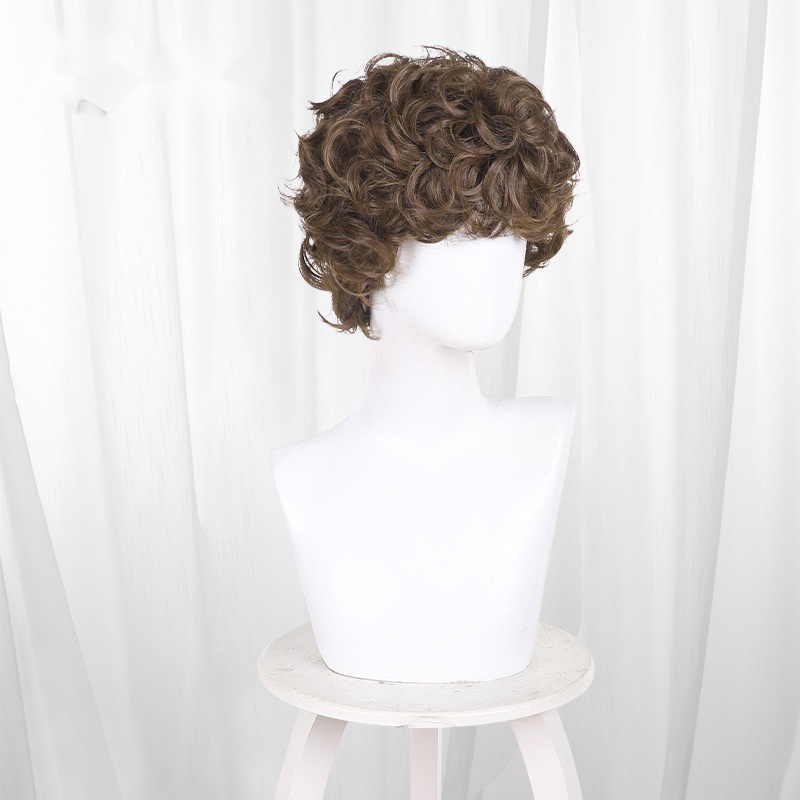 A-Kai Brown Teased Curly Cosplay Wig for Identity V - Image 2