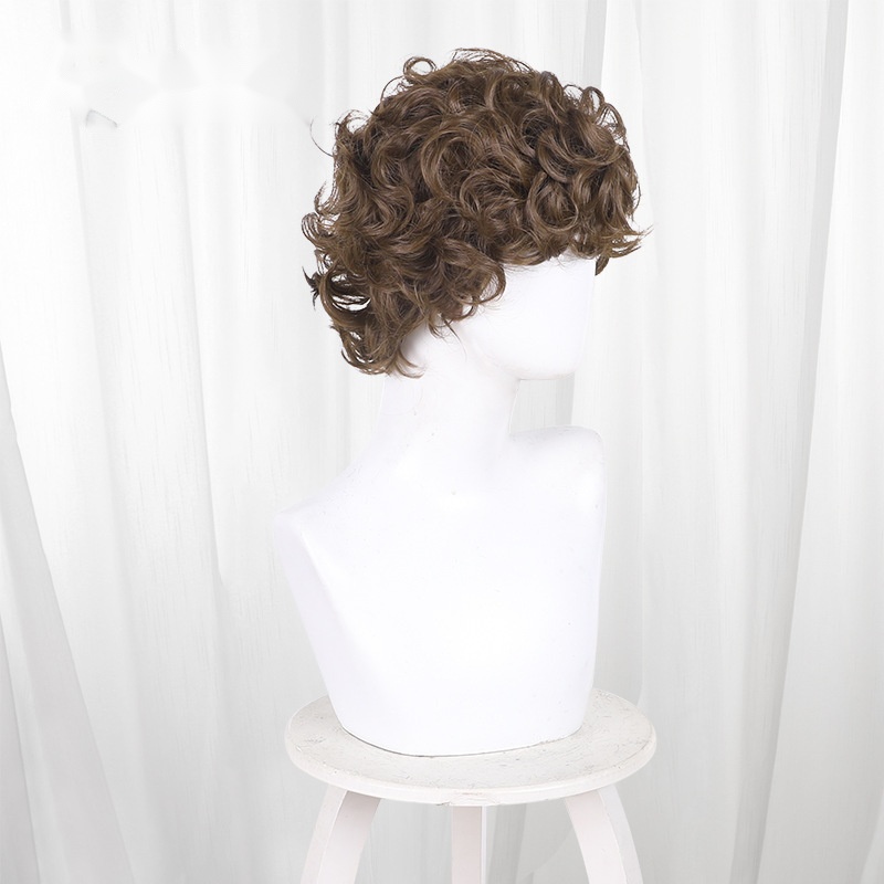 A-Kai Brown Teased Curly Cosplay Wig for Identity V - Image 3