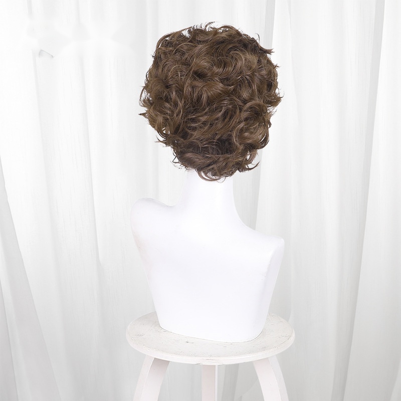 A-Kai Brown Teased Curly Cosplay Wig for Identity V - Image 4