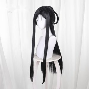 Kourin Rinrin Middle-part Scalp-top Updo Half-up Cosplay Wig for Though I Am an Inept Villainess