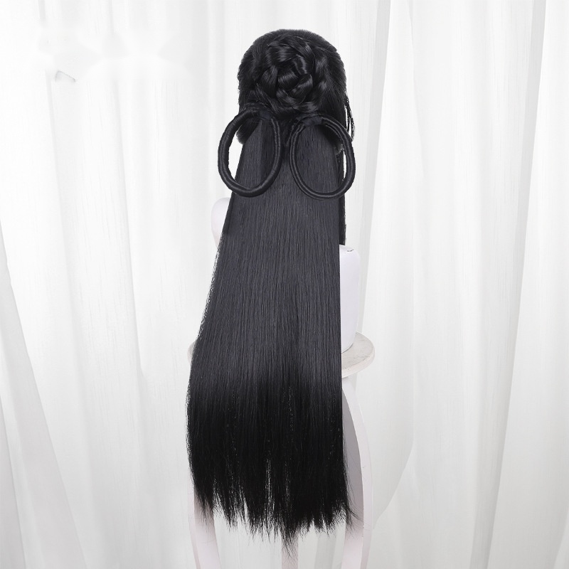 Kourin Rinrin Middle-part Scalp-top Updo Half-up Cosplay Wig for Though I Am an Inept Villainess - Image 4