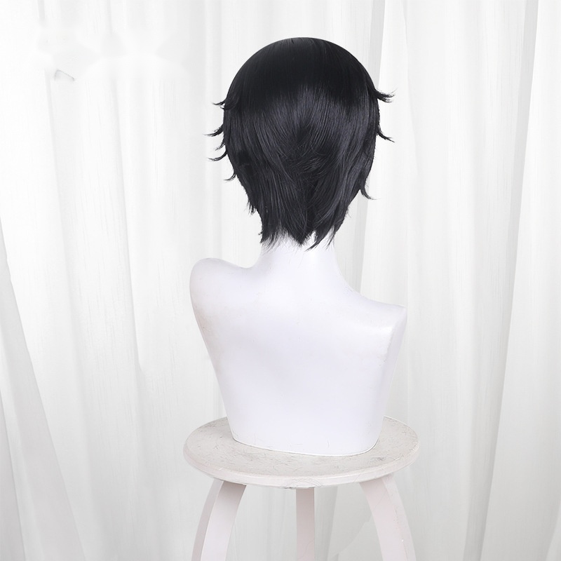 Ghost Round Scalp-top Short Cosplay Wig for Under the Night - Image 4