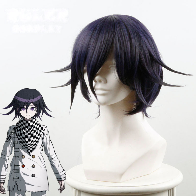 Kokichi Oma Purple Cosplay Wig for Danganronpa V3: Killing Harmony - 325I - Image 2