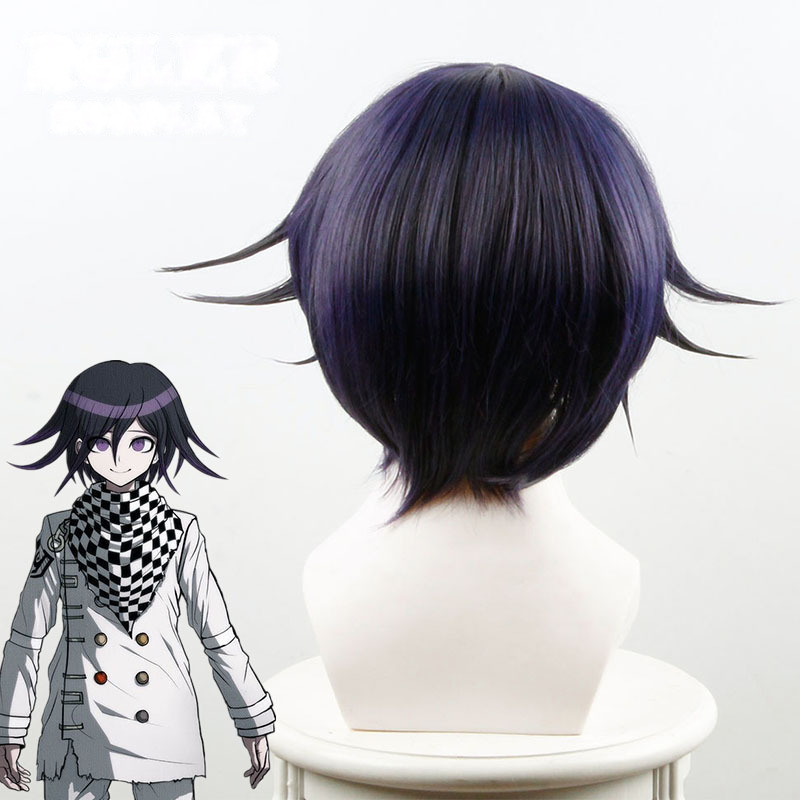 Kokichi Oma Purple Cosplay Wig for Danganronpa V3: Killing Harmony - 325I - Image 3