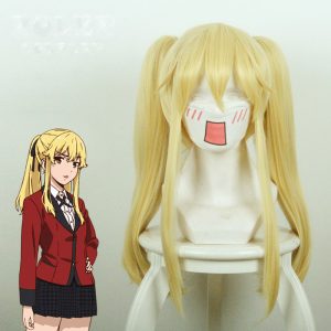Mary Saotome Twin Ponytail Cosplay Wig for Kakegurui - 441C