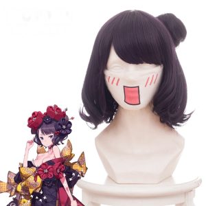 Katsushika Hokusai Hair Bun Cosplay Wig for Fate/Grand Order - 235T