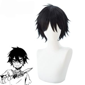Zack Short Flipped Cosplay Wig for Angels of Death - 461H