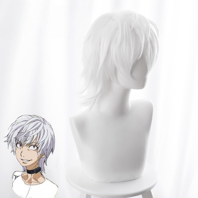 Accelerator White Flipped Cosplay Wig for A Certain Magical Index III - 474E - Image 2