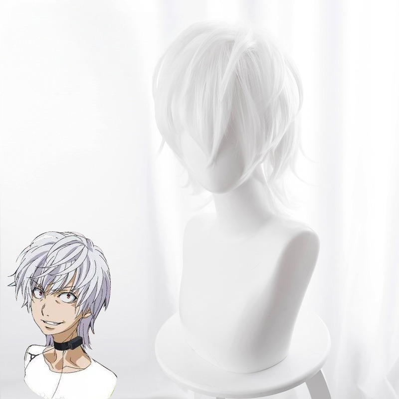 Accelerator White Flipped Cosplay Wig for A Certain Magical Index III - 474E - Image 4