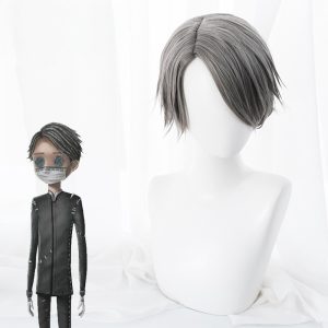 Embalmer Short Ponytail Flipped Cosplay Wig for Identity V - 476B
