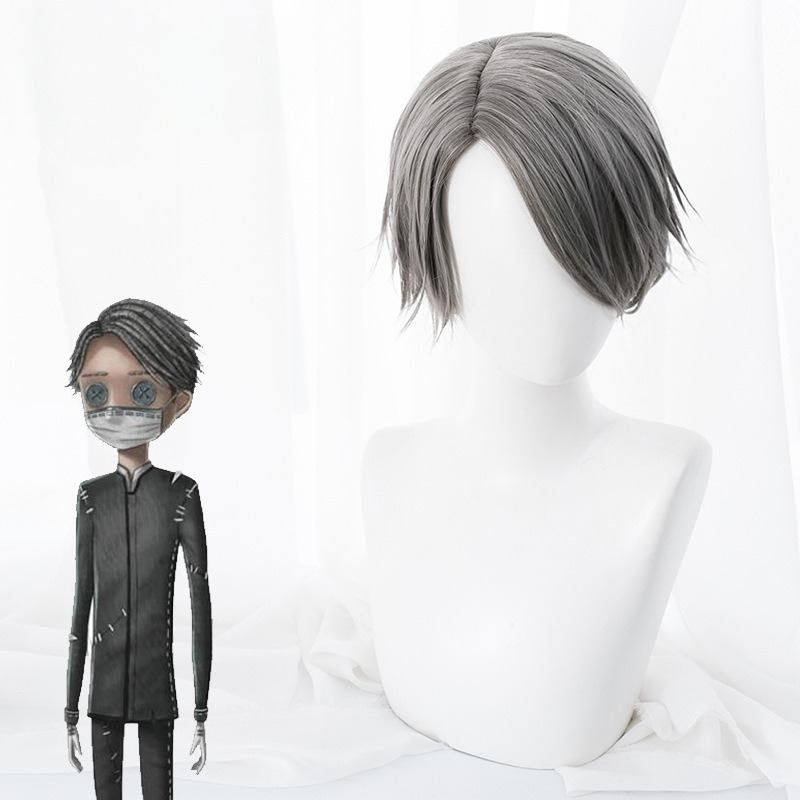 Embalmer Short Ponytail Flipped Cosplay Wig for Identity V - 476B