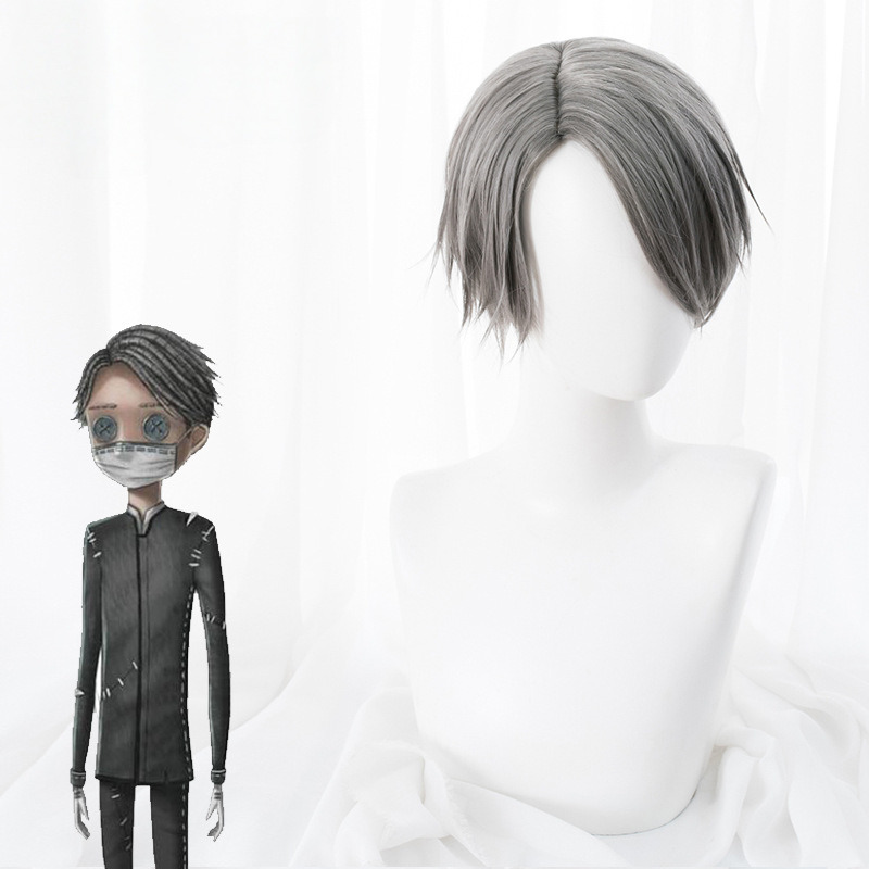 Embalmer Short Ponytail Flipped Cosplay Wig for Identity V - 476B - Image 2