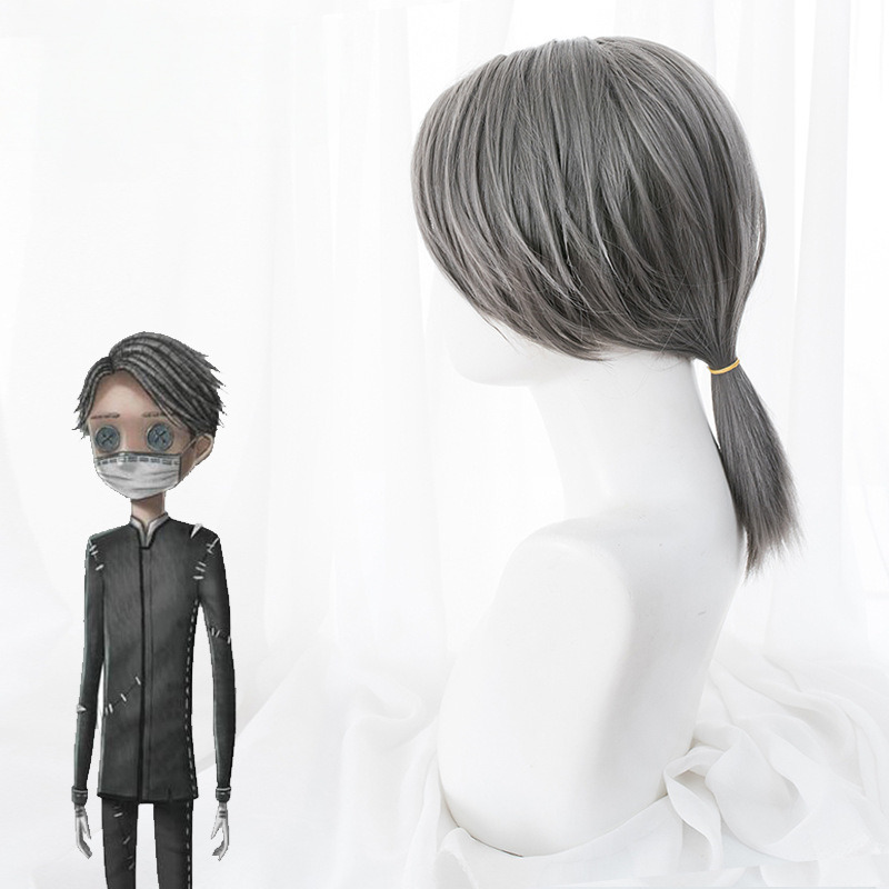Embalmer Short Ponytail Flipped Cosplay Wig for Identity V - 476B - Image 3