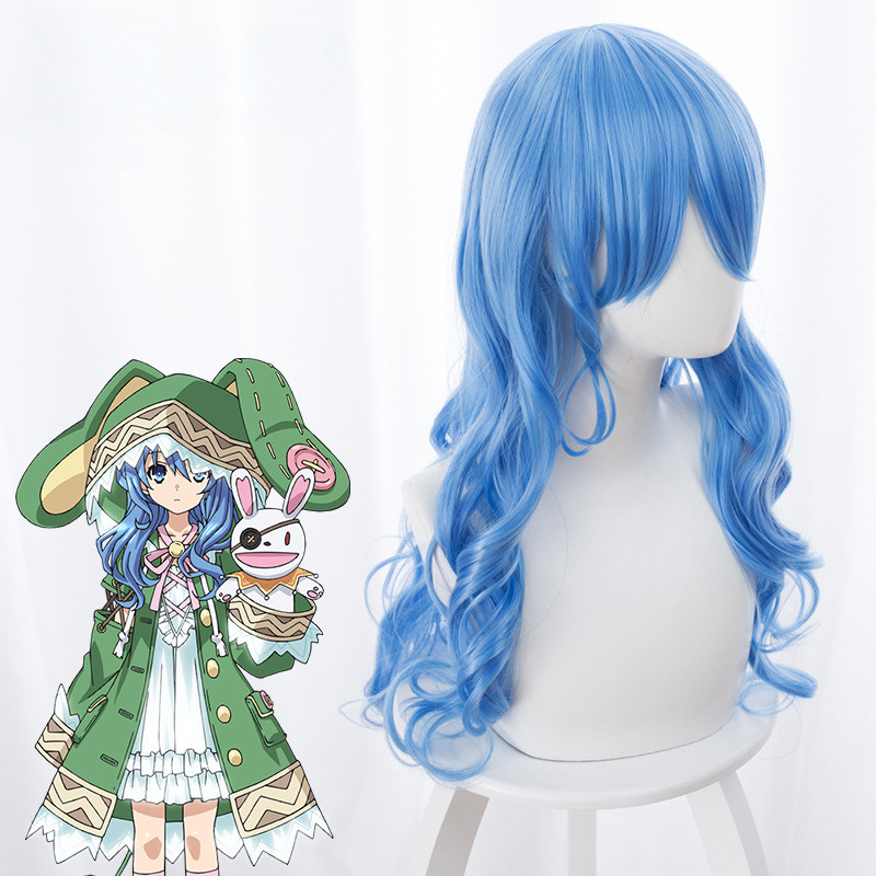 Yoshino Blue Long Wavy Cosplay Wig for Date A Live III - 394C - Image 2