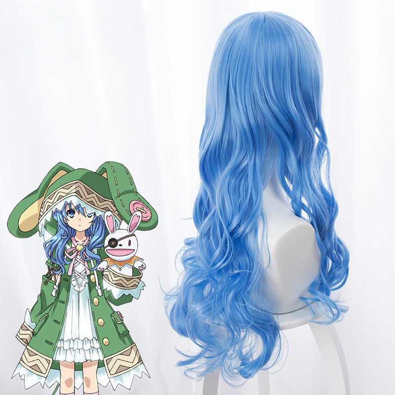 Yoshino Blue Long Wavy Cosplay Wig for Date A Live III - 394C - Image 3