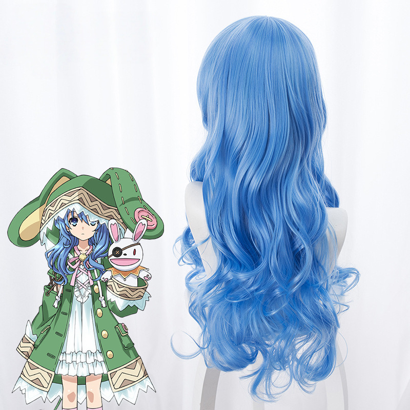 Yoshino Blue Long Wavy Cosplay Wig for Date A Live III - 394C - Image 4