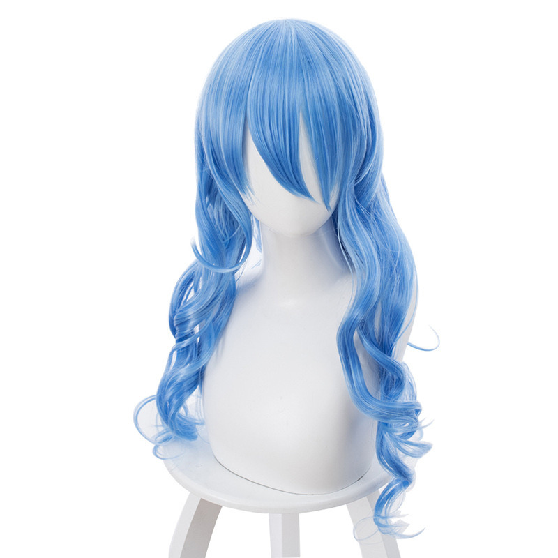 Yoshino Blue Long Wavy Cosplay Wig for Date A Live III - 394C - Image 5