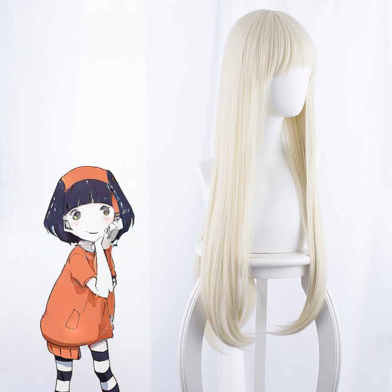 Runa Yomozuki Cream Yellow Long Cosplay Wig for Kakegurui xx - 441E - Image 3