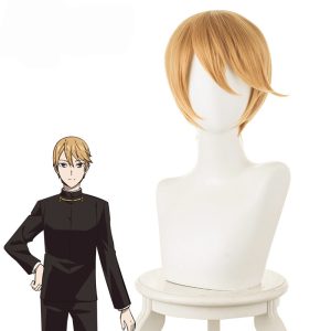 Miyuki Shirogane Golden Brown Silvery White Short Cosplay Wig for Kaguya-sama: Love Is War - 486A
