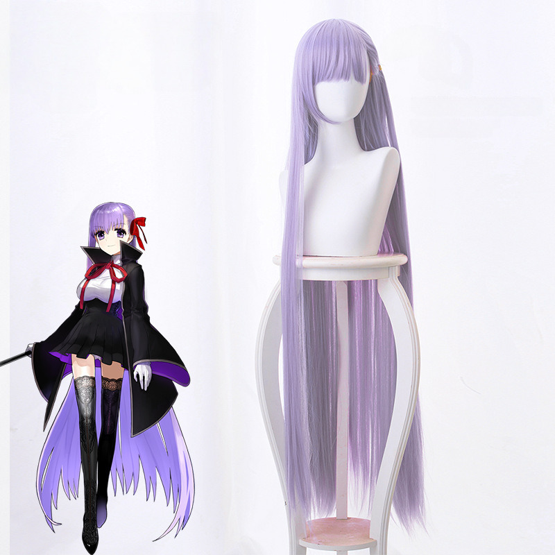 Sakura Matou Blue-purple Long Straight Cosplay Wig for Fate/Grand Order - 235HH