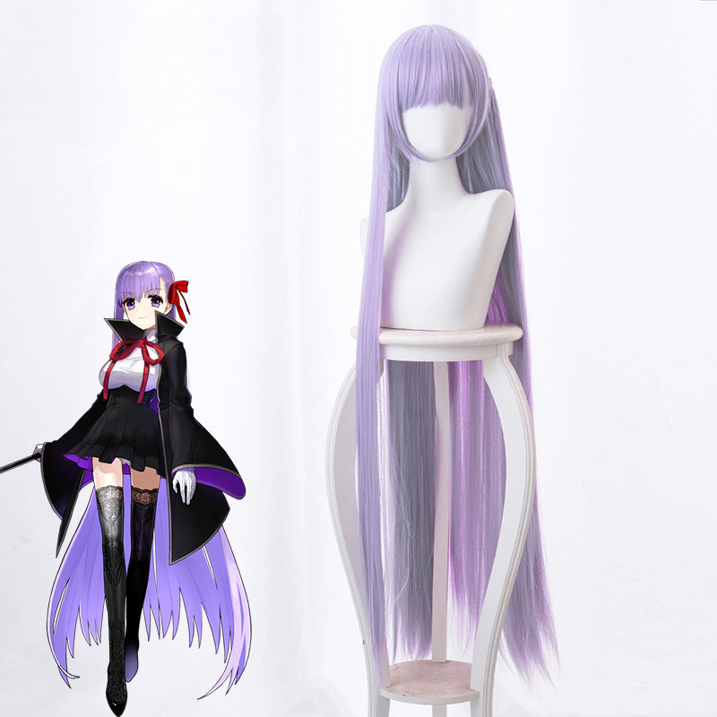 Sakura Matou Blue-purple Long Straight Cosplay Wig for Fate/Grand Order - 235HH - Image 2