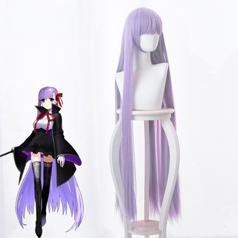 Sakura Matou Blue-purple Long Straight Cosplay Wig for Fate/Grand Order - 235HH - Image 3
