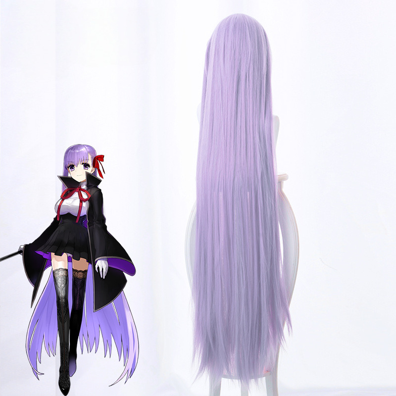 Sakura Matou Blue-purple Long Straight Cosplay Wig for Fate/Grand Order - 235HH - Image 5