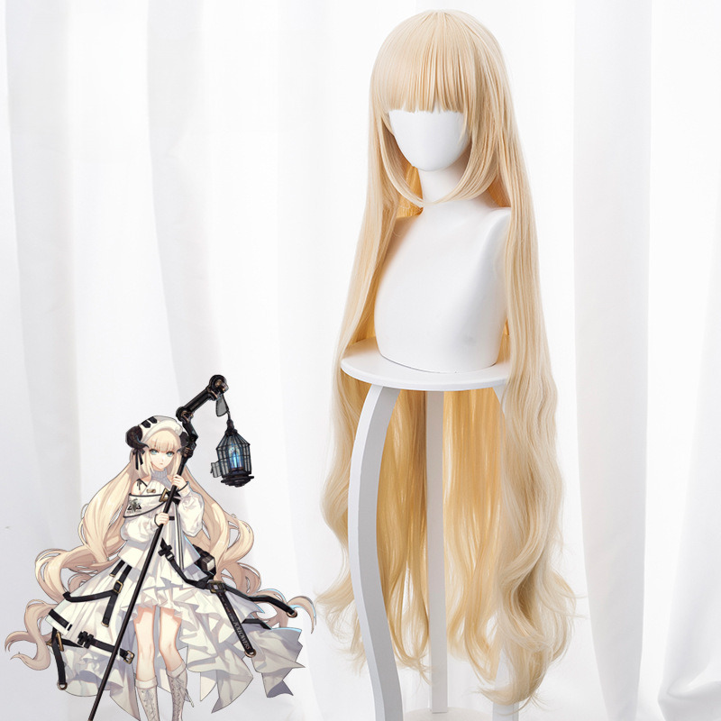 Nightingale Long Wavy Cosplay Wig for Arknights - 492D - Image 2