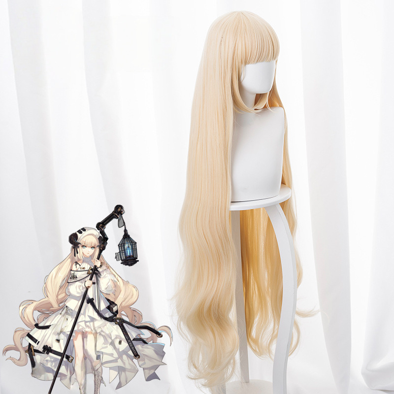 Nightingale Long Wavy Cosplay Wig for Arknights - 492D - Image 3