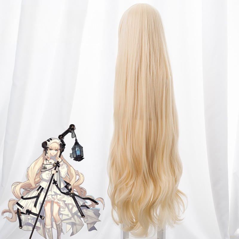 Nightingale Long Wavy Cosplay Wig for Arknights - 492D - Image 4