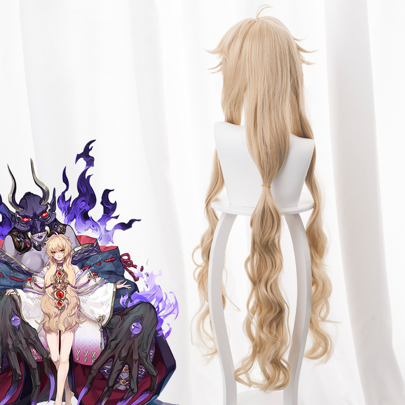 Vengeful Hannya Long Wavy Cosplay Wig for Onmyoji - 485D - Image 3