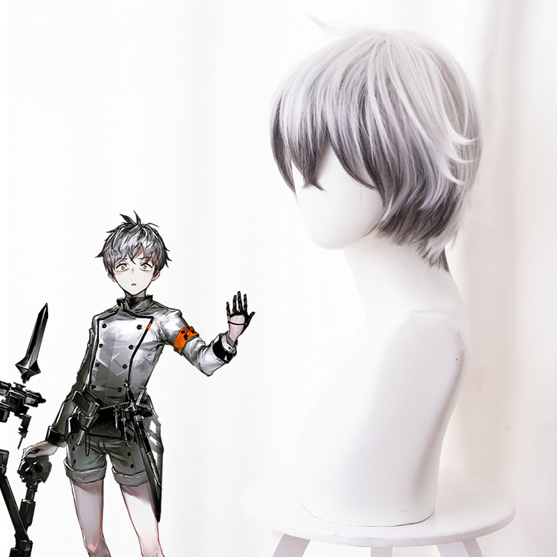 Mephisto Gradient Silver Gray Cosplay Wig for Arknights - 492Q - Image 2
