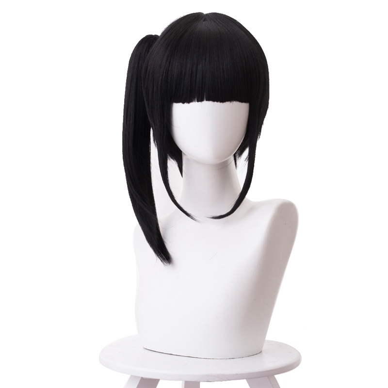 Kanao Tsuyuri Single Ponytail Cosplay Wig for Demon Slayer: Kimetsu no Yaiba - 487J - Image 5