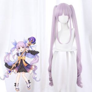 Kyoka Hikawa Pink-purple Twin Ponytail Cosplay Wig for Princess Connect! Re:Dive - 499D