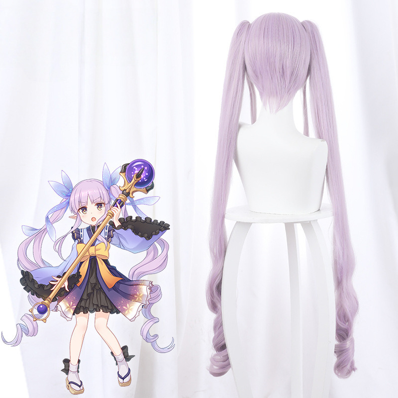 Kyoka Hikawa Pink-purple Twin Ponytail Cosplay Wig for Princess Connect! Re:Dive - 499D - Image 4