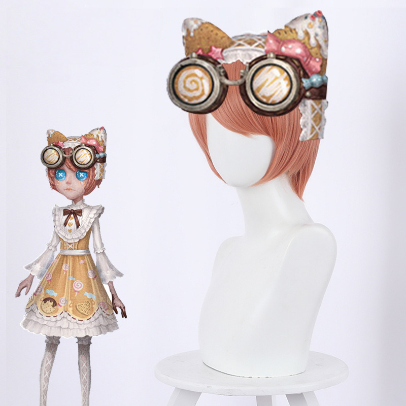 Mechanic Pink Short Cosplay Wig for Identity V - 476AA