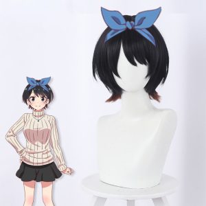 Ruka Sarashina Gradient Brown Flipped Cosplay Wig for Rent-A-Girlfriend - 501C