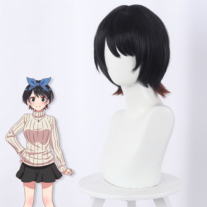 Ruka Sarashina Gradient Brown Flipped Cosplay Wig for Rent-A-Girlfriend - 501C - Image 3