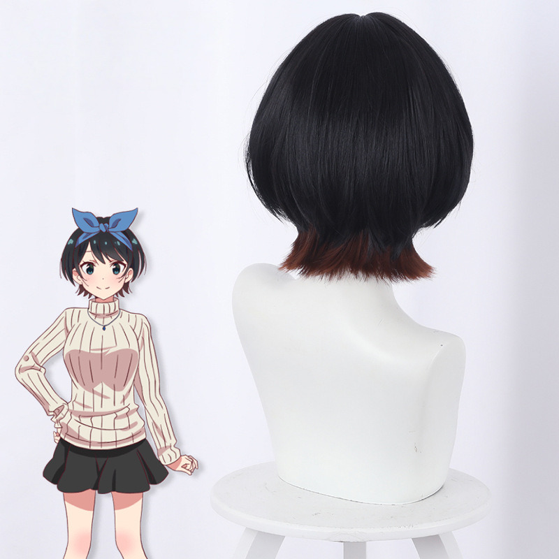 Ruka Sarashina Gradient Brown Flipped Cosplay Wig for Rent-A-Girlfriend - 501C - Image 5