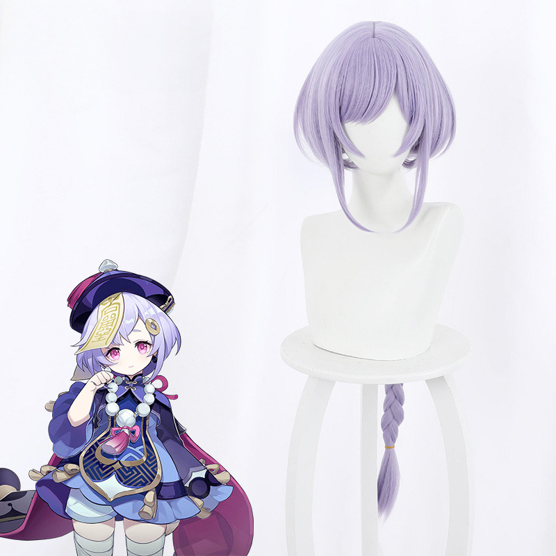 Qiqi Braided Styled Cosplay Wig for Genshin Impact - 503D