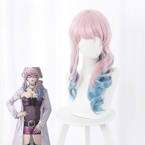 Doctor Light Pink Gradient Cosplay Wig for Akudama Drive - 504C