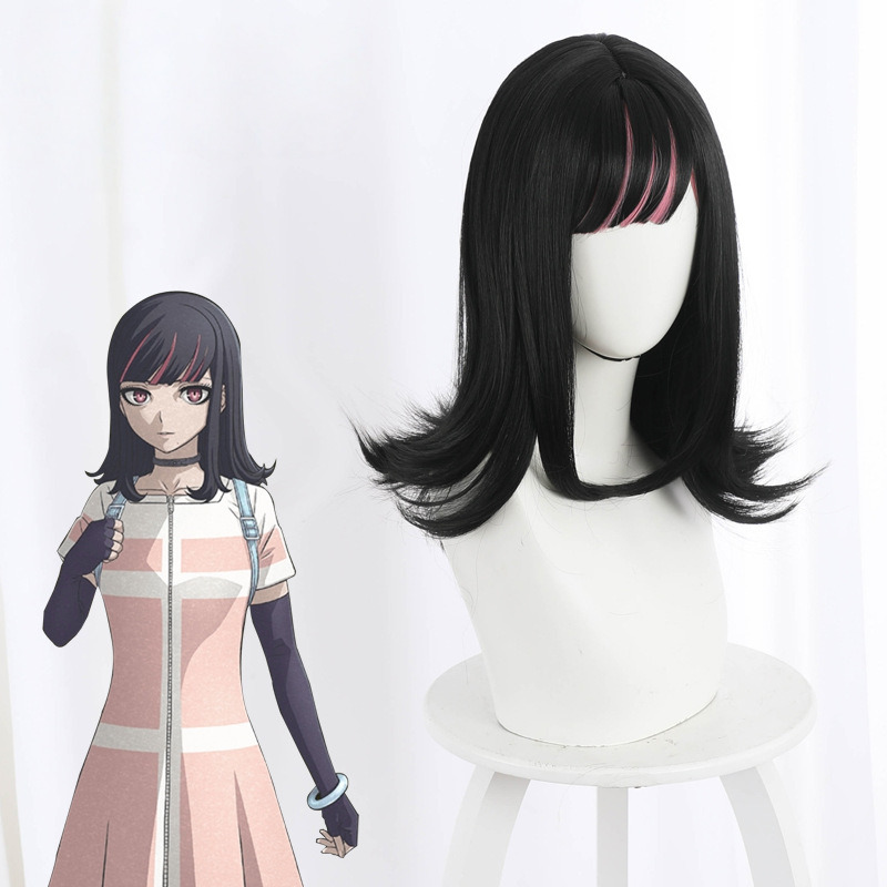 Ordinary Person Short Flipped Cosplay Wig for Akudama Drive - 504A - Image 2