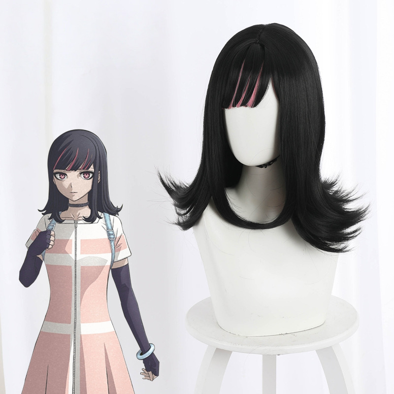 Ordinary Person Short Flipped Cosplay Wig for Akudama Drive - 504A - Image 3