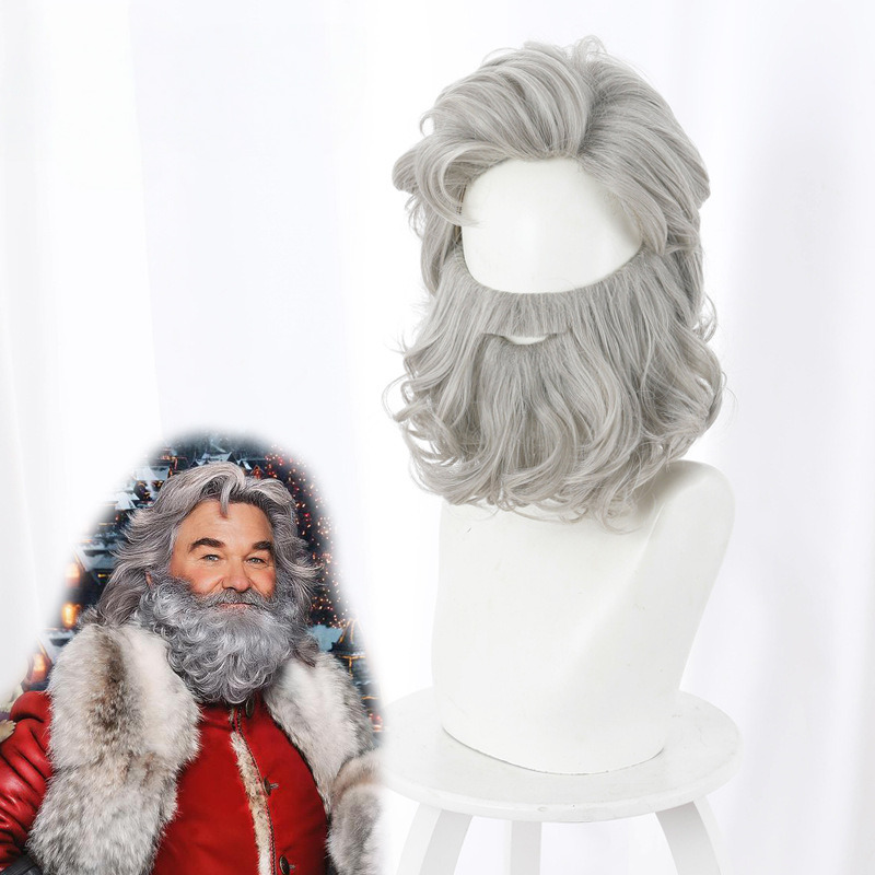 Santa Claus Curly Cosplay Wig for The Christmas Chronicles 2 - 405M - Image 2