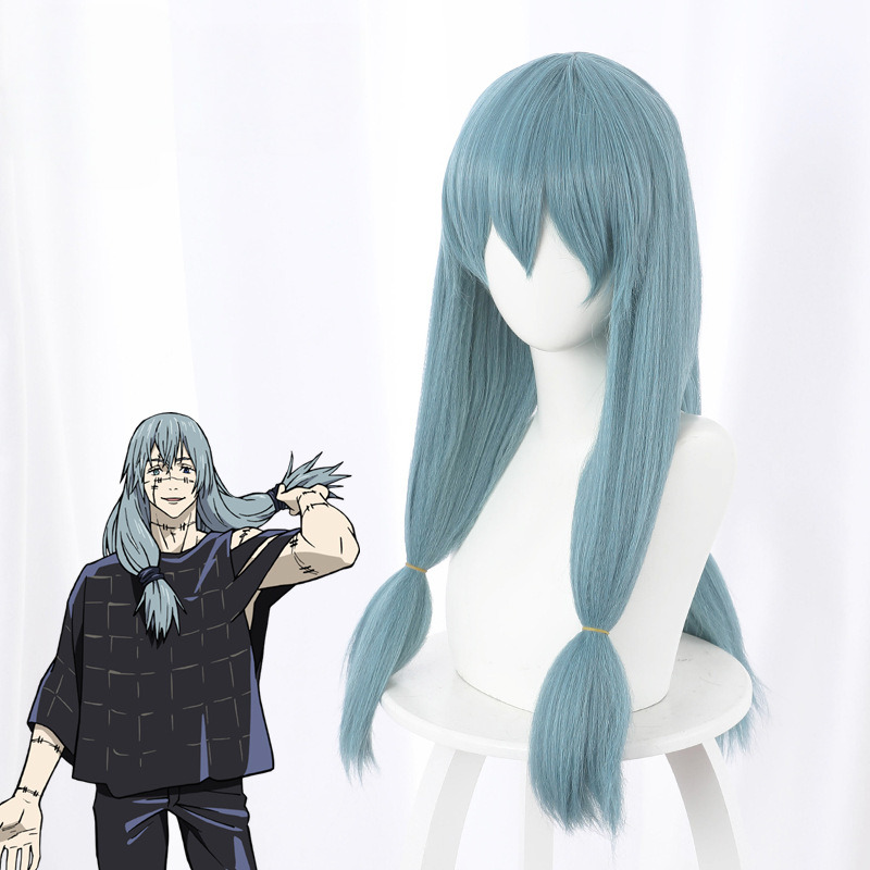 Mahito Ponytail Styled Cosplay Wig for Jujutsu Kaisen - 505G - Image 2