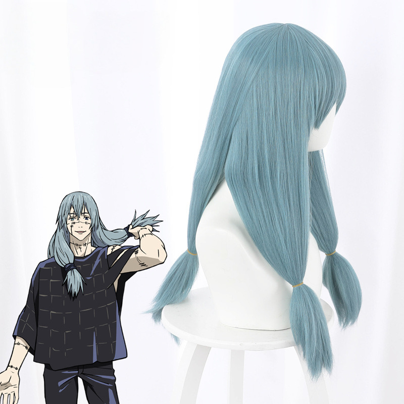 Mahito Ponytail Styled Cosplay Wig for Jujutsu Kaisen - 505G - Image 4