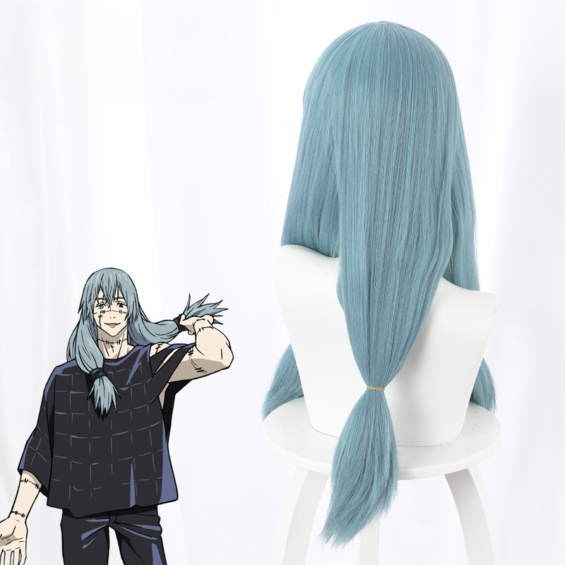 Mahito Ponytail Styled Cosplay Wig for Jujutsu Kaisen - 505G - Image 5