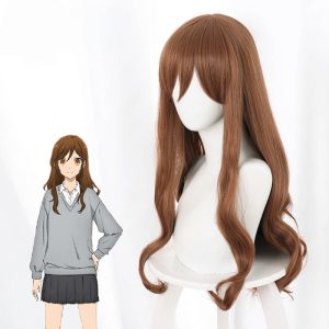 Kyoko Hori Brown Long Wavy Cosplay Wig for Horimiya - 506A