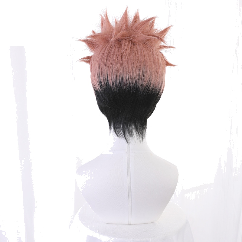 Ryomen Sukuna Gradient Pink Cosplay Wig for Jujutsu Kaisen - 505AB - Image 3